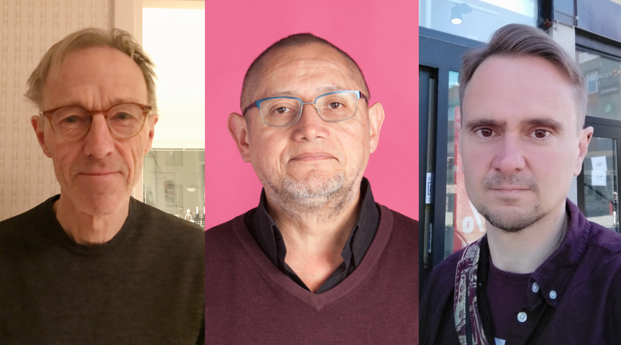 Mats Ekenger, Jaime Gomez och Terje Holmgren (Fi).