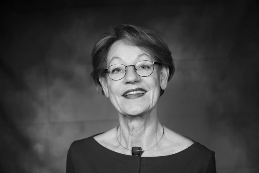 Gudrun Schyman, arrangör och ordförande i Klimatnätverket Fria pensionärer.
