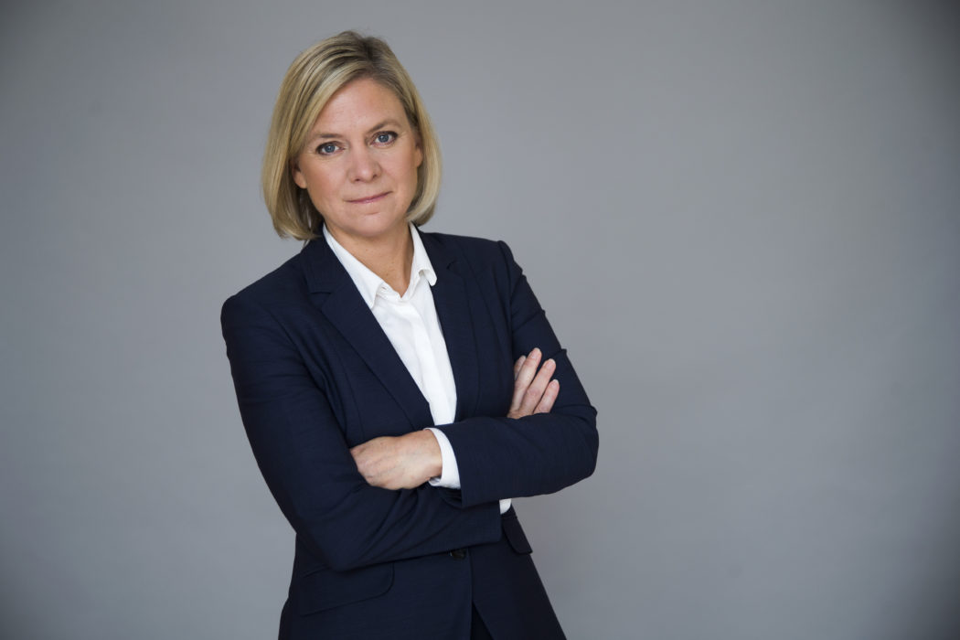 Magdalena Andersson (S), finansminister