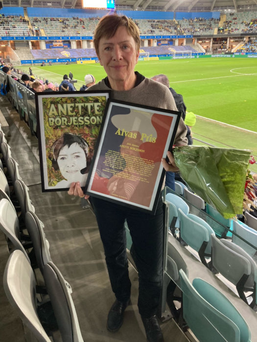 Anette Börjesson på Gamla Ullevi