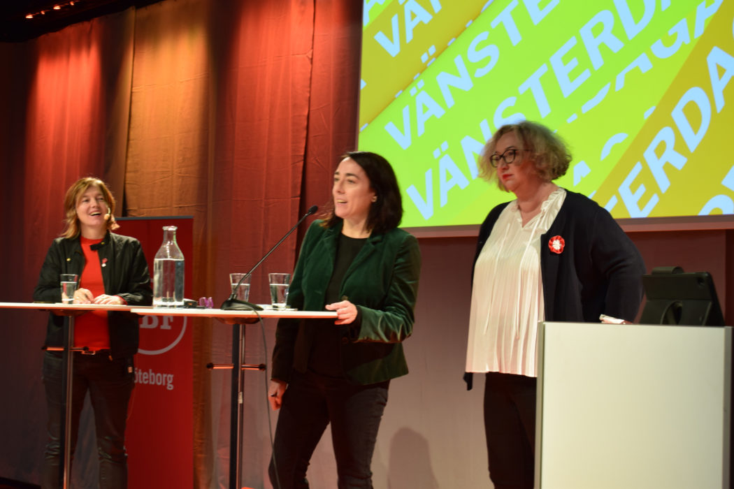 Malin Björk, Noelia Igarea och Marta Lempart
