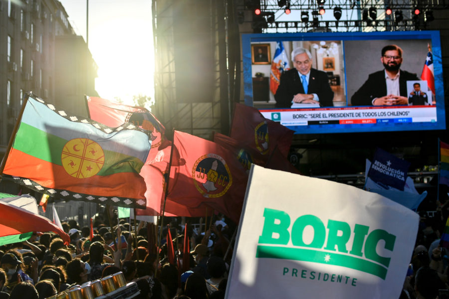 Vänsterns Gabriel Boric vann presidentvalet i Chile.