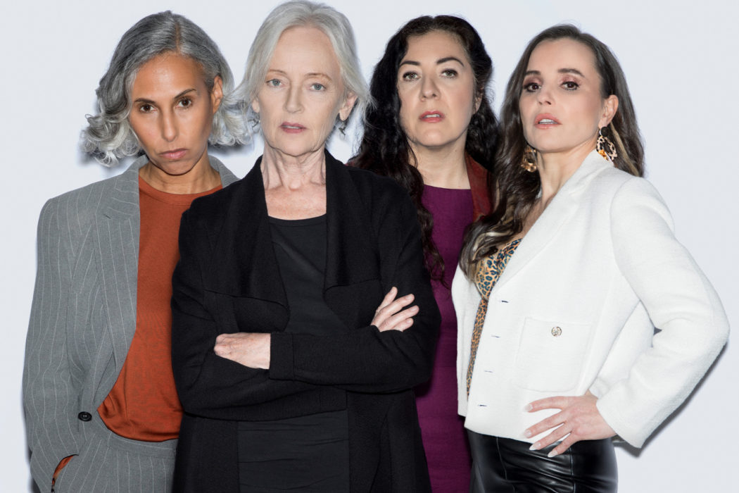 På bilden från vänster: Maria Salah, Catharina Larsson, Gloria Tapia, Lo Kauppi