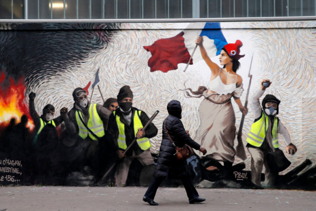 Muralmålning i Paris