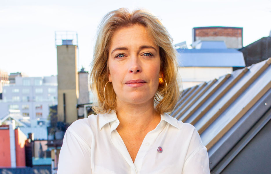 Annika Strandhäll, ordförande i S-kvinnor.