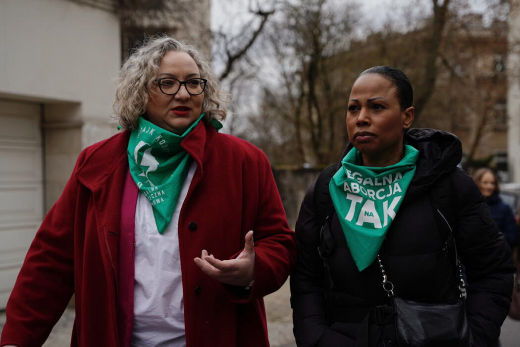 Marta Lempart och Alice Bah Kuhnke