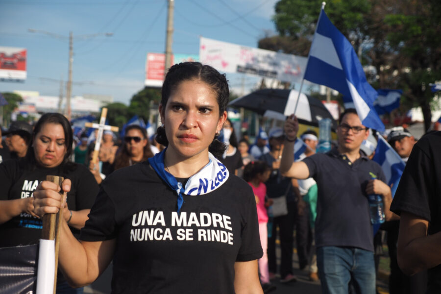 ”Modersmarschen” den 30 maj 2018 samlade nästan 100 000 personer över hela Nicaragua.