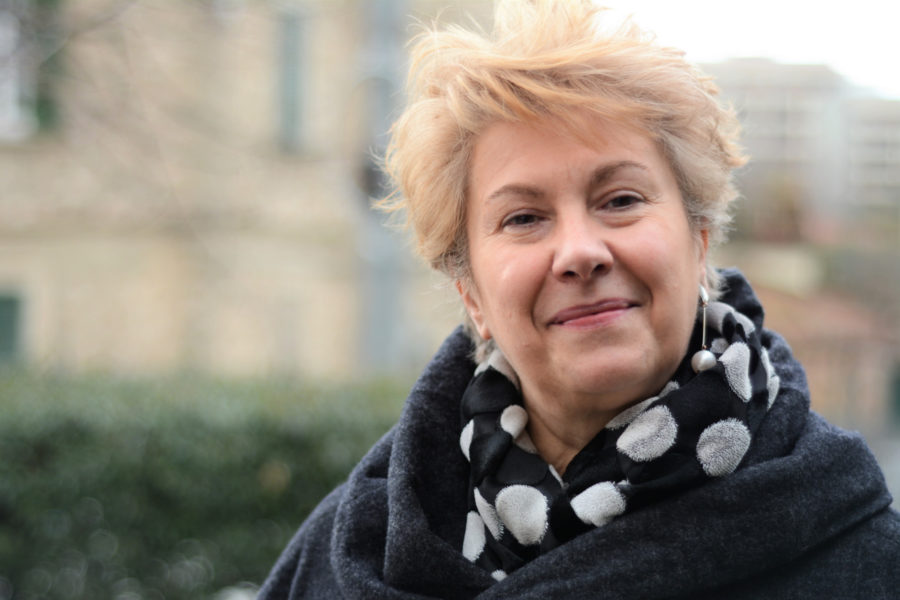 Monica Lanfranco, författare, föreläsare, feminist och banbrytande när hon utmanade det könsbestämda medborgarskapet i Italien på 90-talet.