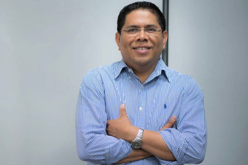 Miguel Mendoza, sportjournalist och kritiker av regimen i Nicaragua.