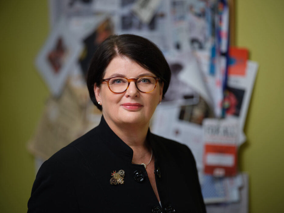 Heike Erkers, ordförande i Akademikerförbundet SSR.