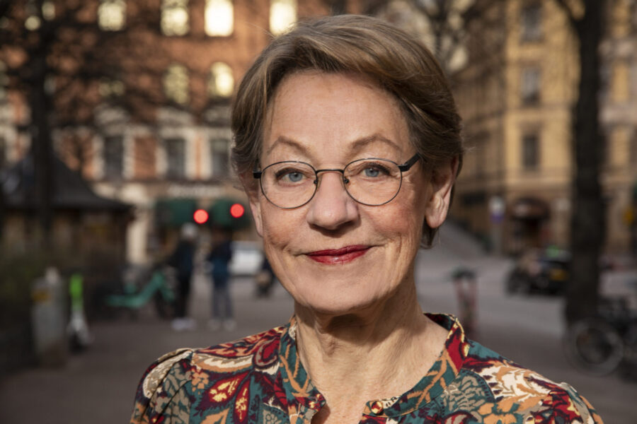 Gudrun Schyman, frilansfeminist och kommunpolitiker i Simrishamn (Kis).