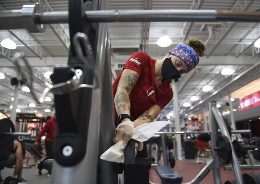 Gym Edge Fitness i USA och personliga tränaren Claire Petry.