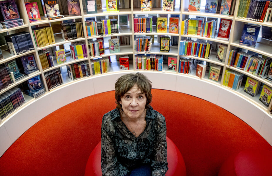Kerstin Lundberg Hahn, författare av barn-och ungdomsböcker på Bokmässan i Göteborg 2022.