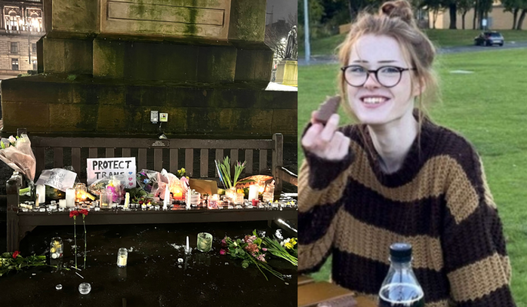 Flera manifestationer har hållits till Brianna Gheys minne, här i Glasgow i Skottland.