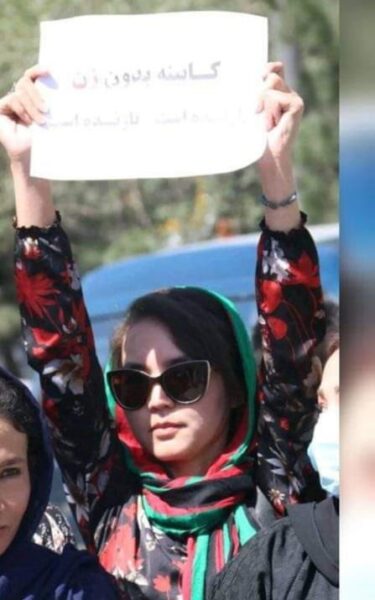 Kvinnorättsaktivisten Parisa Azada gripen av talibaner.
