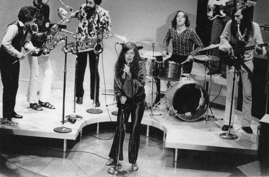 Janis Joplin och Big Brother and the Holding Company 1969.