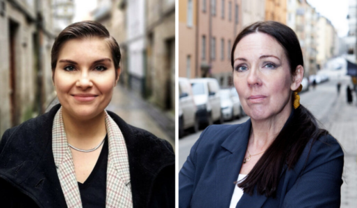 Porträttbilder på Julia Nost och Jenny Westerstrand