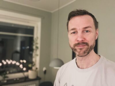 polis Markus Antonsson i civila kläder