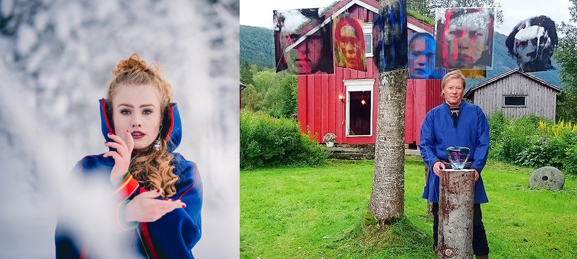 Två samiska konstnärer