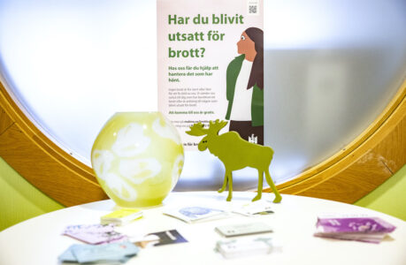 Informationsbroschyr riktad mot brottsoffer