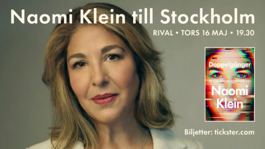 Naomi Klein och bokomslag