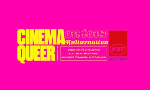Cinema queer-affisch inför kulturnatten