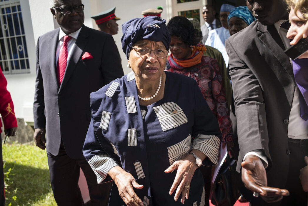  Ellen Johnson-Sirleaf var president i Liberia åren 2016 - 2018.