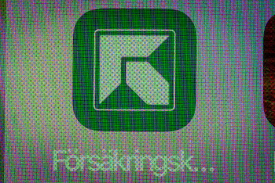 Försäkringskassans app i en smartphone