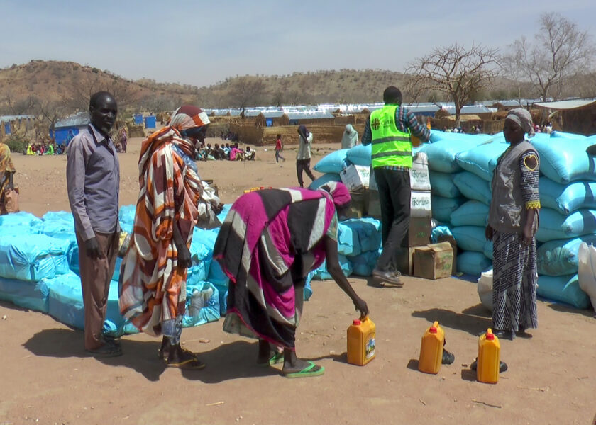 Sudanesiska flyktingar i Tchad