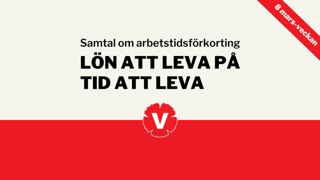 Inbjudan från Vänsterpartiet.