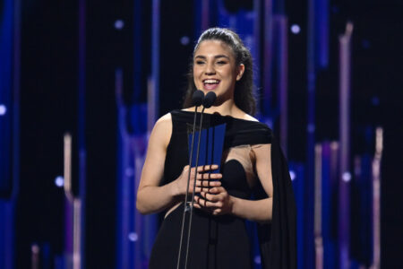 Tara Babulfath på Idrottsgalan.