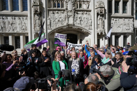 Marion Calder och Susan Smith från For Women Scotland.