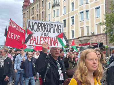 Demonstration till stöd för Gaza.