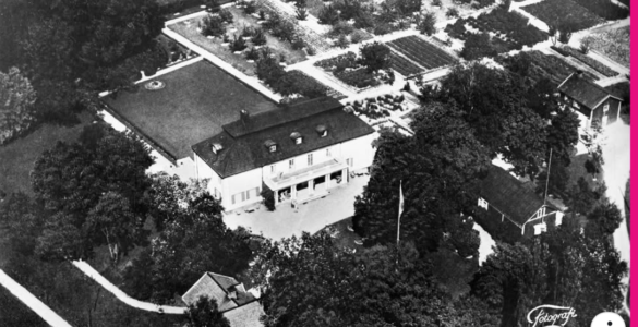 Mårbacka fotat ovanifrån.