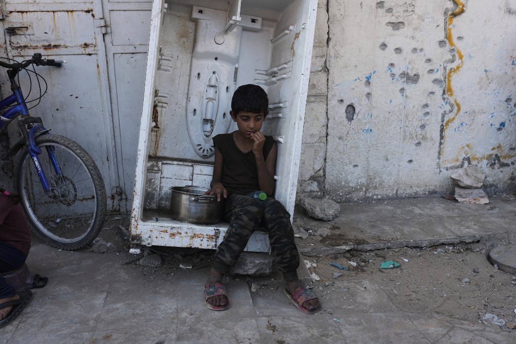 Barn i Gaza.