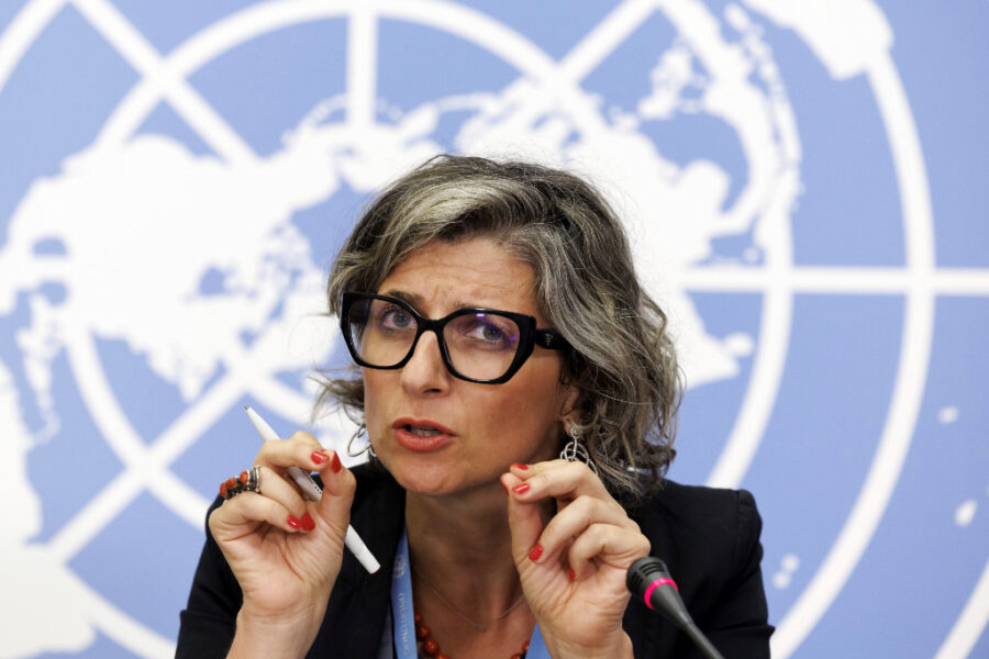 Francesca Albanese.