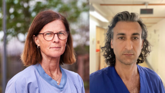 Catharina Ihre Lundgren och Delér Shakely.