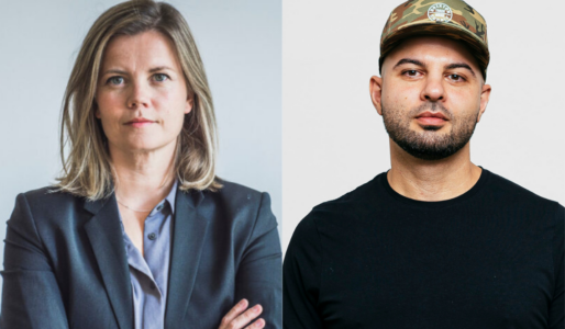 Malin Nilsson och Shahab Ahmadian.