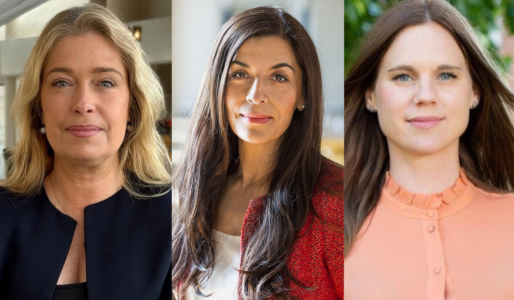 Annika Strandhäll, Tara Twana, Julia Ekedahl.