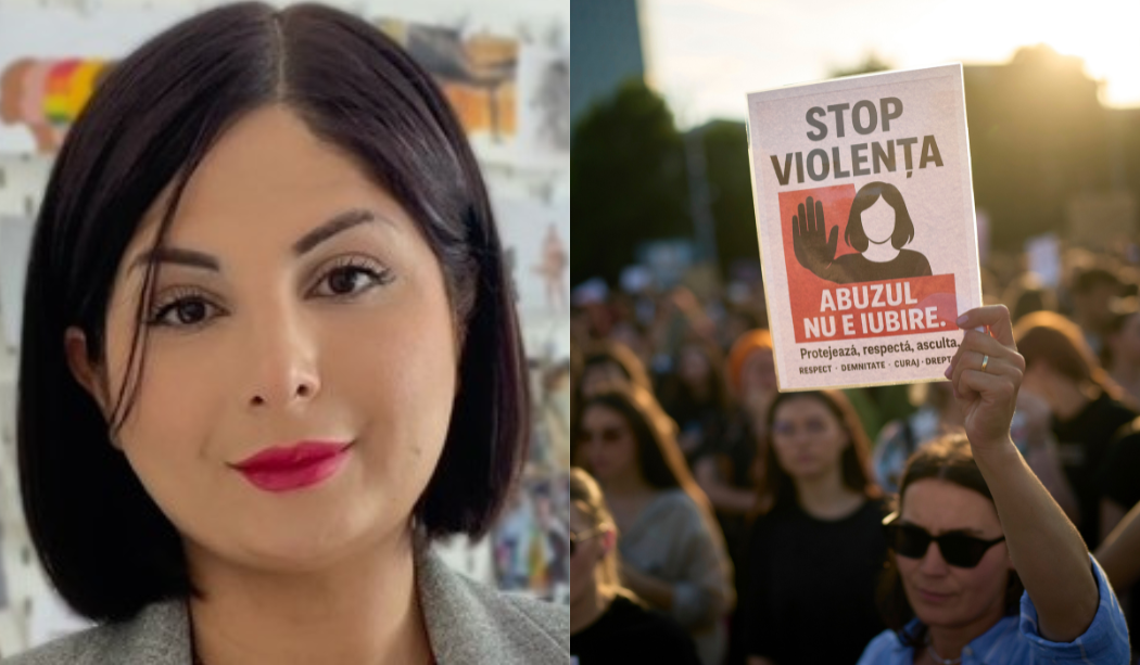 Arez Mohamadi (tv) och en demonstrant håller ett plakat i handen (th).