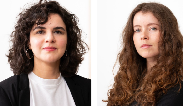 İrem Çörekçi (tv och Ebba Nikolic Kajrup (t h).