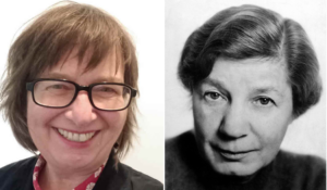 Dagmar Brunow (t v) och Elin Wägner (t h)