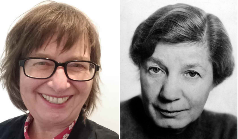 Dagmar Brunow (t v) och Elin Wägner (t h)