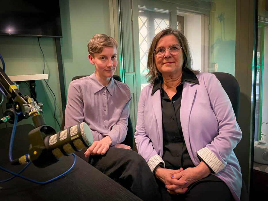 Clara Bergström och Ingela Holmertz, generalsekreterare för Rfsu.